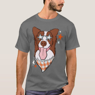 Stern Hund lustige Familie T-Shirt
