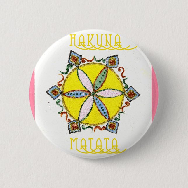 Stern im Making Hakuna Matata Button (Vorderseite)