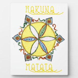 Stern im Making Hakuna Matata Fotoplatte