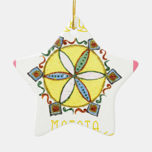 Stern im Making Hakuna Matata Keramikornament