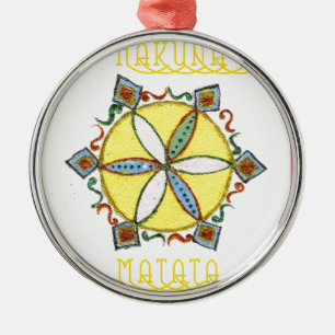 Stern im Making Hakuna Matata Silbernes Ornament