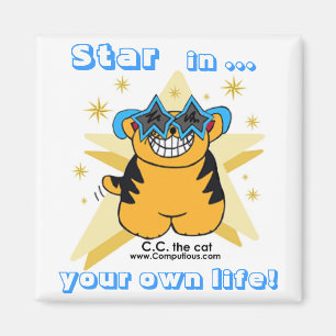 "STERN in IHREM EIGENEN LEBEN!" Magnet