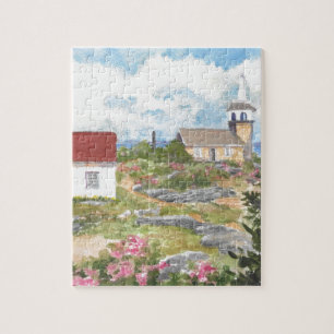 Stern-Insel-Raum-Ansicht eine Ansicht an der Insel Puzzle