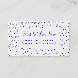 Stern ist Geborene Visitenkarte