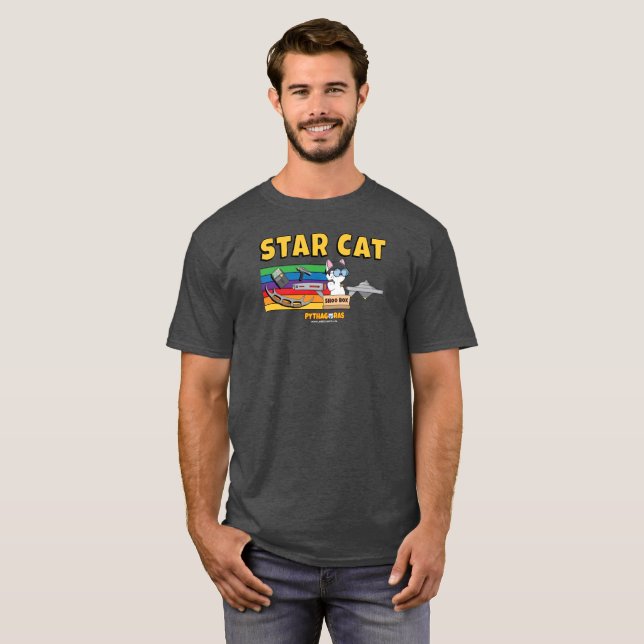 Stern-Katze T-Shirt (Vorne ganz)