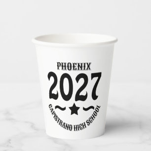 Stern-Klasse Abschlussjahrgang 2027 Pappbecher