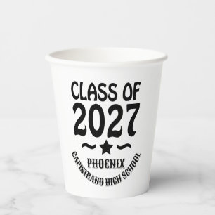 Stern-Klasse Abschlussjahrgang 2027 Pappbecher