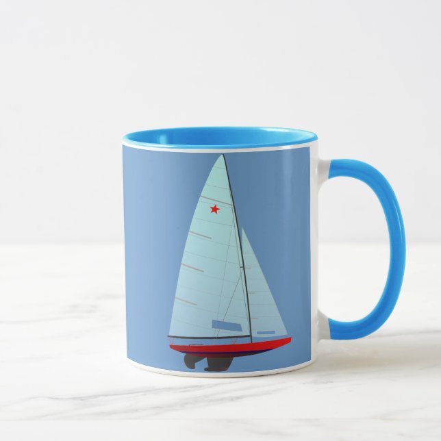 Stern-   Klasse, die Segelboot läuft Tasse (Rechts)
