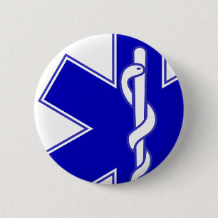 Stern Leben-des Offsetmediziner-Buttons Button