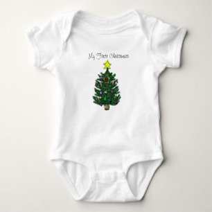 Stern-Lebkuchen-Shirt des Babys 1. Baby Strampler