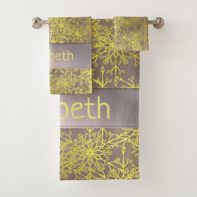 Stern, Licht, glänzend, hell, glänzend, glänzend,  Badhandtuch Set (Insitu)