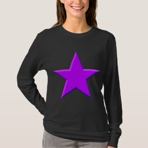 Stern - lila T-Shirt