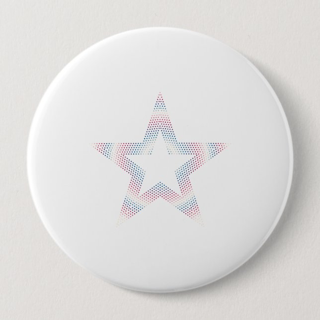 Stern-Logo auf Knopf Button (Vorderseite)