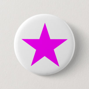 Stern-Magenta die MUSEUM Zazzle Geschenke Button