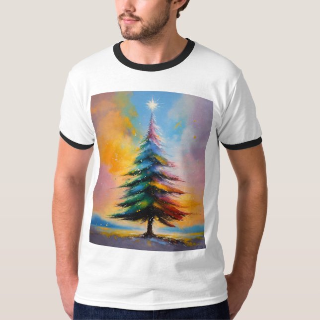 Stern oder Engel oben T-Shirt (Vorderseite)