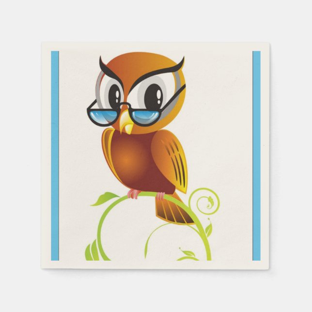 STERN OWL SERVIETTE (Vorderseite)