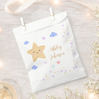 Stern Pastell Babyparty-Geschenktüten Geschenktütchen