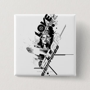 Stern-Saphir-Grafik 9 Button