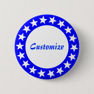 Stern-Schablone sehen - 2 Button