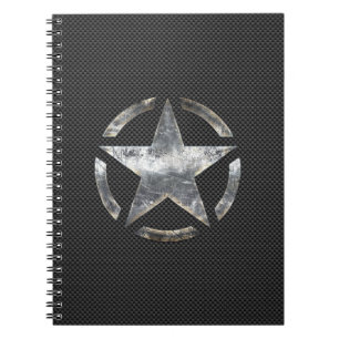 Stern-Schablone-Vintage Notizblock