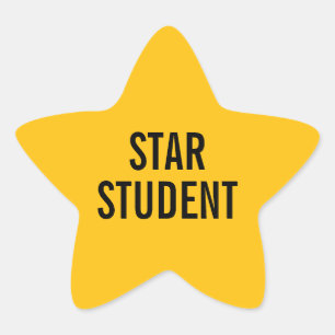 Stern-Schüler-Gold-Lehrer-Aufkleber für das Klasse Stern-Aufkleber
