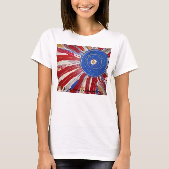 "Stern-Spangled Sun" durch T-Shirt (Vorderseite)