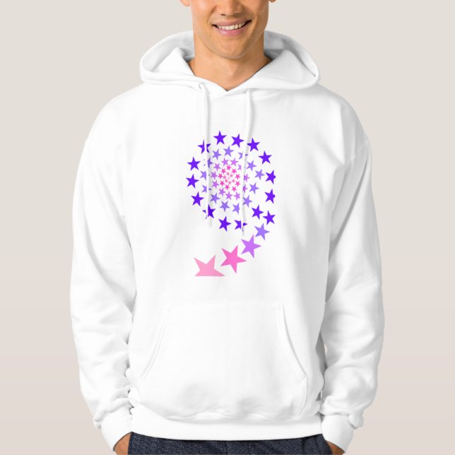 Stern-Spirale Hoodie (Vorderseite)