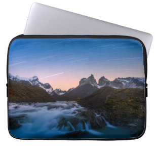 Stern-Spuren über Torres Del Paine Laptopschutzhülle