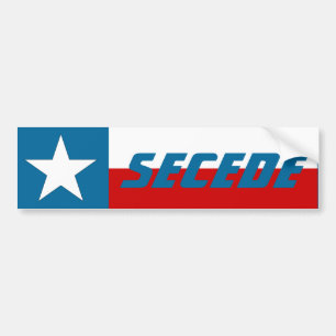 Stern-Staats-Flagge Autoaufkleber-Texas Secede Autoaufkleber