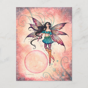 Stern Stepper Feen Fantasy Kunst Postkarte