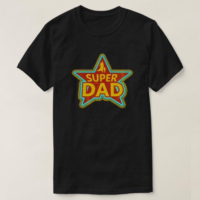 Stern-SuperVater T-Shirt (Design vorne)