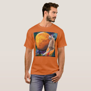 Stern-Surfer-Katze-Chili-Pfeffer-T-Shirt T-Shirt