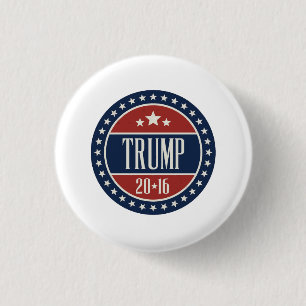 Stern-und Kreis-Abzeichen des Trumpf-2016 Button