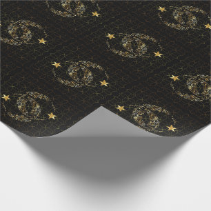 Stern und Mond Geschenkpapier