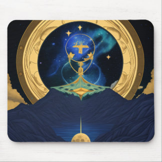 Stern und Mond Mousepad