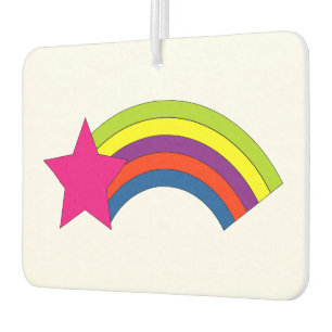 Stern und Regenbogen Autolufterfrischer