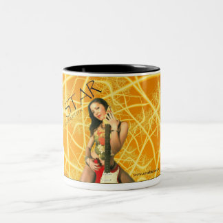 Stern und rotes GTR1 Zweifarbige Tasse