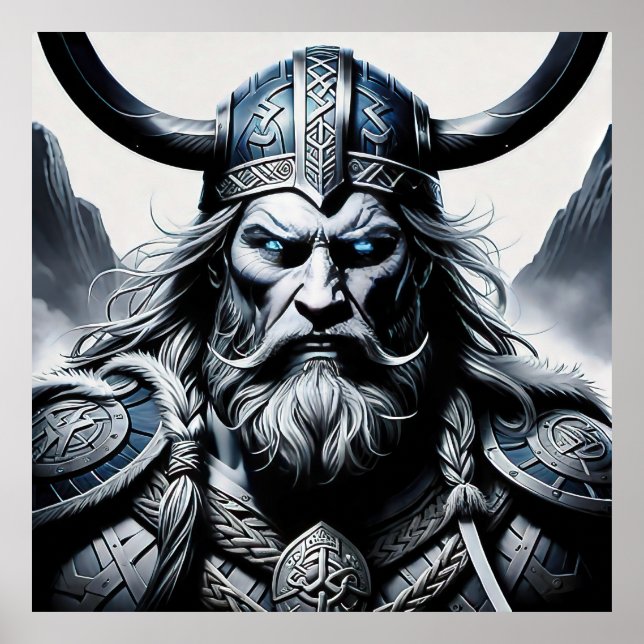 Stern Valhalla Viking Poster (Vorne)