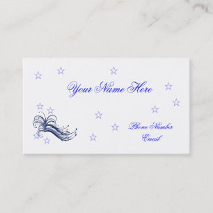 Stern-Visitenkarte-Schablone Visitenkarte