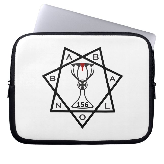 Stern von Babalon Logo - Laptop-Hülse Laptopschutzhülle (Vorderseite)