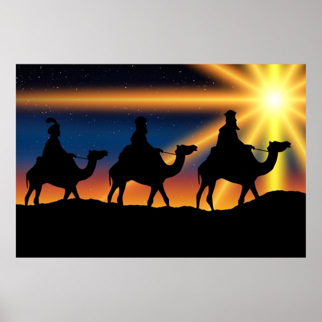 Stern von Bethlehem, Christus ist geboren, Poster (Vorne)