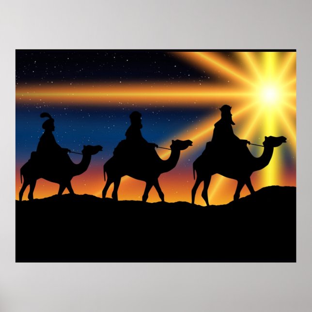 Stern von Bethlehem - Geburt Christi Poster (Vorne)
