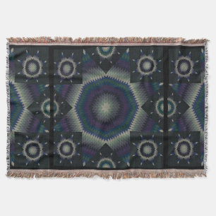 Stern von Bethlehem Quilt Mitternacht Decke