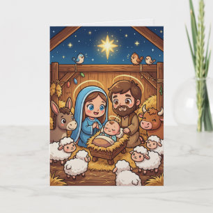 Stern von Bethlehem Süße Weihnachtskarte zur Gebur Karte