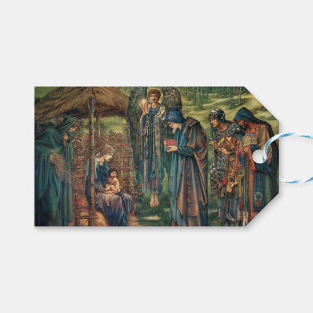 Stern von Bethlehem (von Edward Burne-Jones) Geschenkanhänger (Vorderseite (Horizontal))