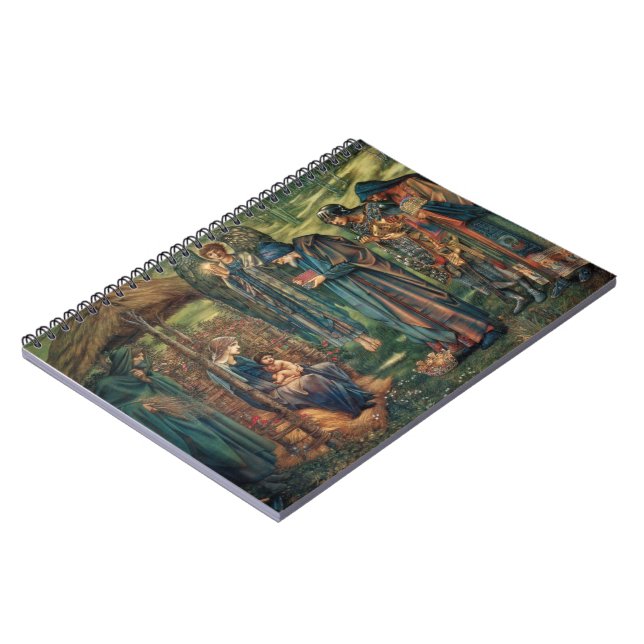 Stern von Bethlehem (von Edward Burne-Jones) Notizblock (Linke Seite)