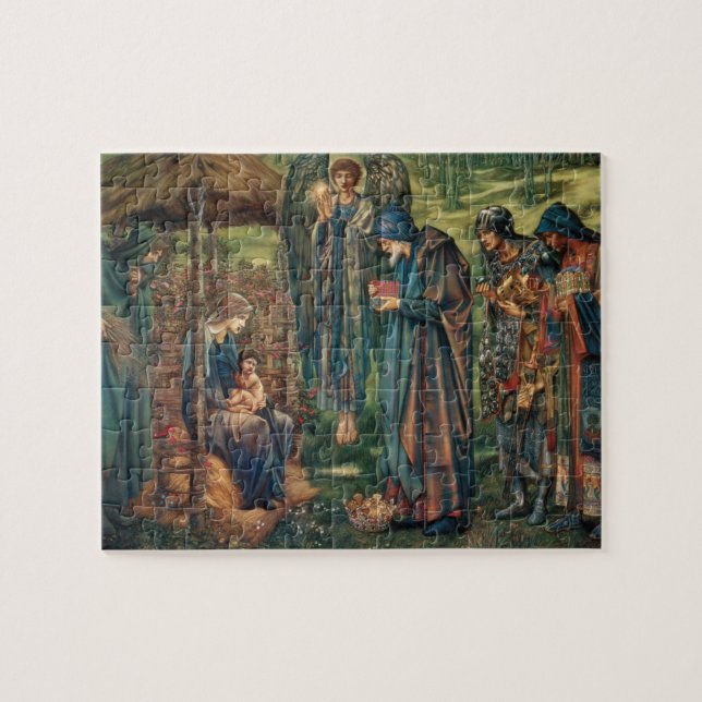 Stern von Bethlehem (von Edward Burne-Jones) Puzzle (Horizontal)