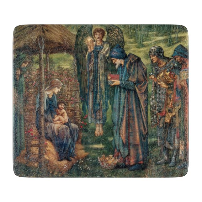 Stern von Bethlehem (von Edward Burne-Jones) Schneidebrett (Vorderseite)