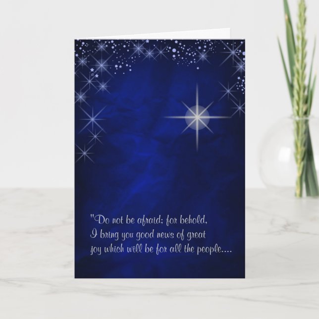 Stern von Bethlehem zu Weihnachten (Vorderseite)