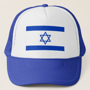 Stern von David, Israel Flag, jüdisches Ball Cap Truckerkappe